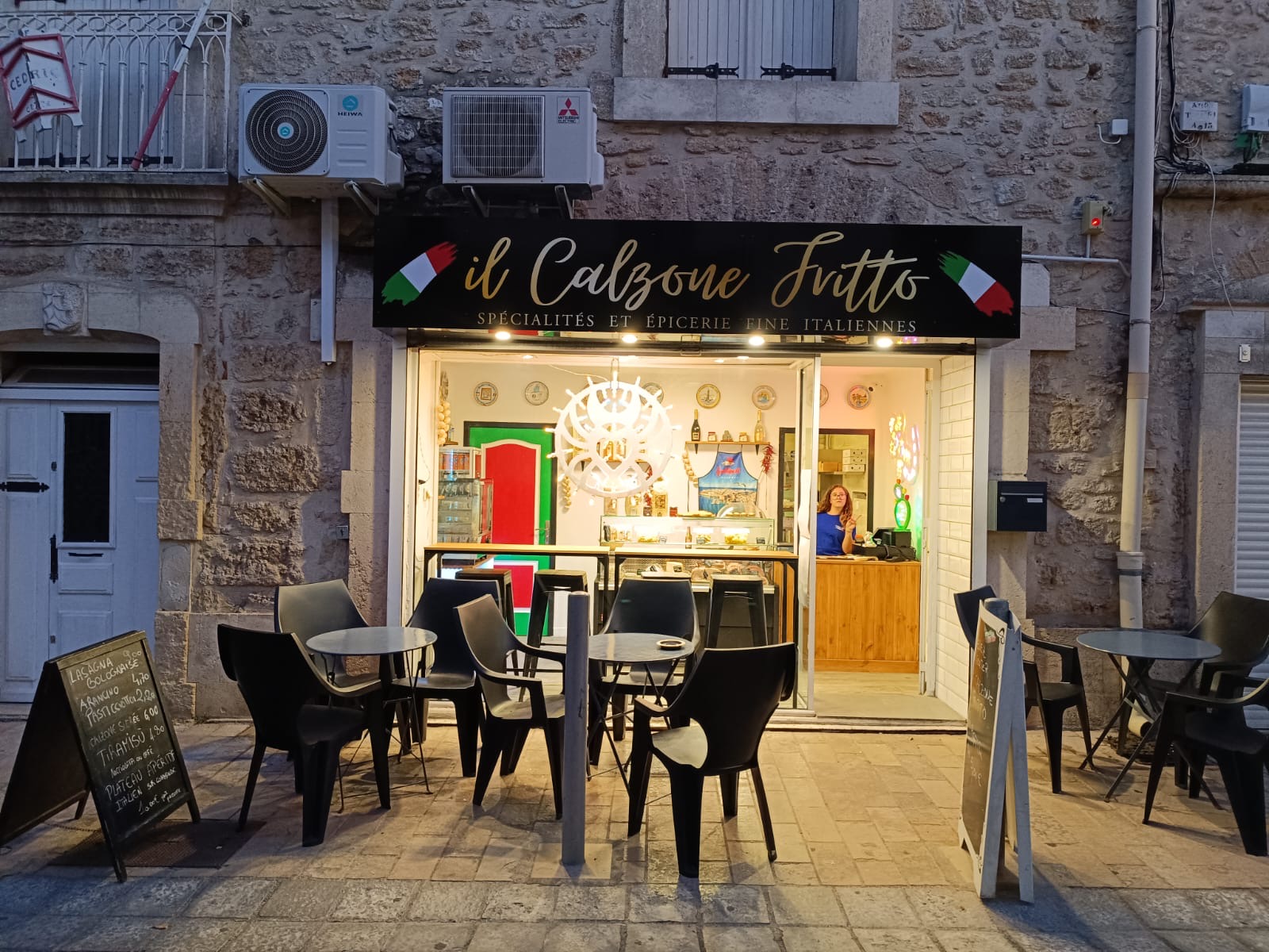 devanture il calzone fritto Pignan